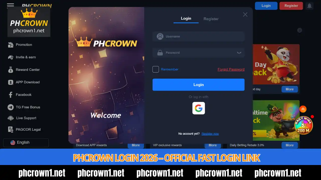 PHCROWN Login 1 PHCROWN Login 2026 - Official Fast Login Link