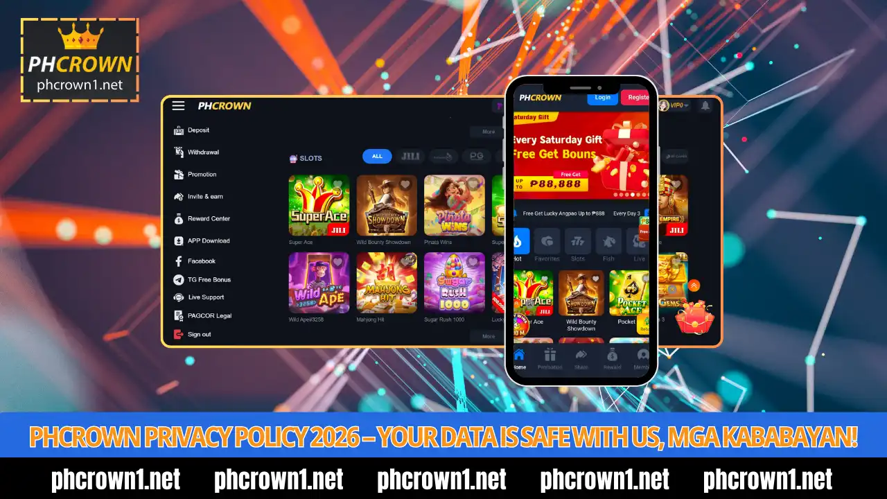 PHCROWN Privacy Policy 2026 - Your Data is Safe with Us, Mga Kababayan!