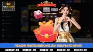PHCROWN Register Free Bonus 2026 - Free Spins No Deposit