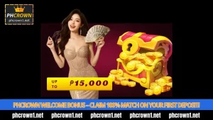 HCROWN Welcome Bonus ₱15,000 2026
