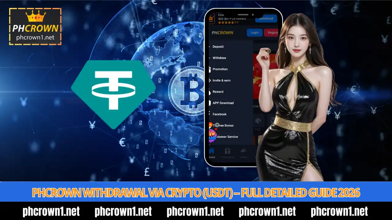 PHCROWN Withdrawal via Crypto (USDT) – Full Detailed Guide 2026